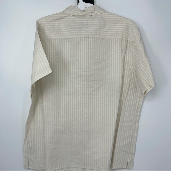 GOODFELLOW & CO. MEN'S CREAM COLOR BUTTON DOWN - Picture 2 of 2